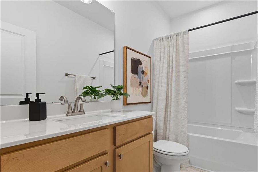 Furnished interior view inside a new home in Meadow Pines, Dallas (Image 18). Furnished interior view inside a new home in Meadow Pines, Dallas (Image 18).