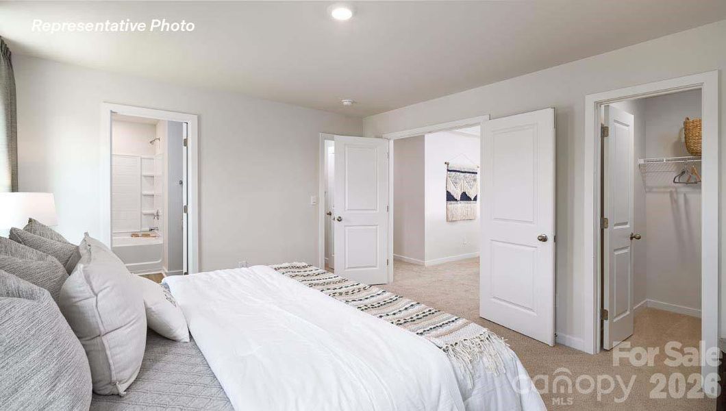 Furnished interior view inside a new home in Secrest Commons, Monroe (Image 27).