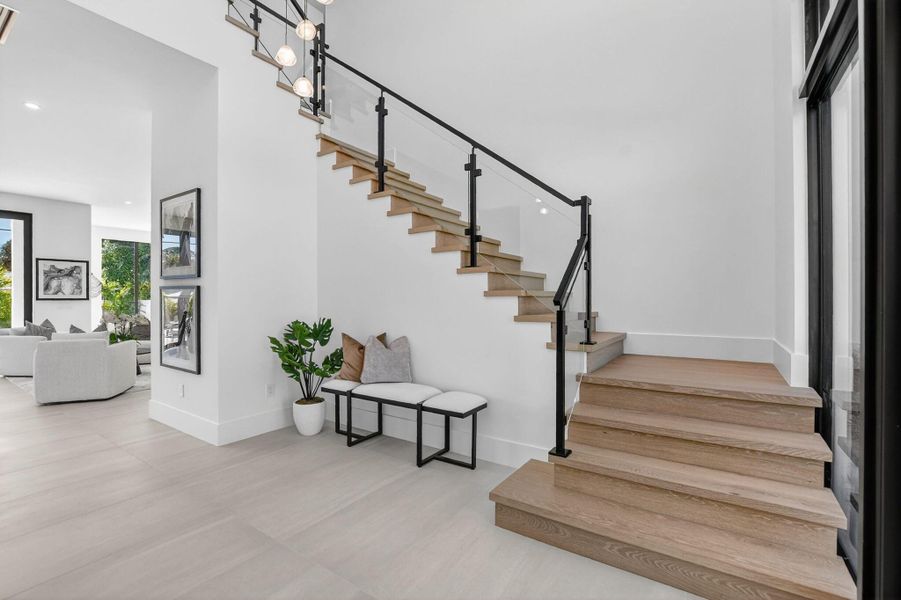 Furnished interior view inside a new home in , Boca Raton (Image 52).