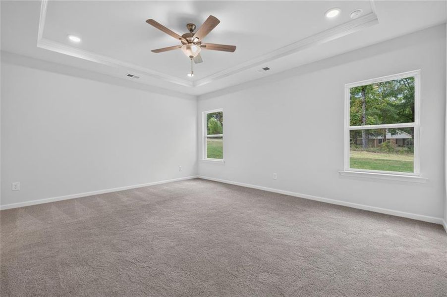 Spacious, unfurnished interior of a new home in Glen at Cave Springs, Douglasville (Image 19).