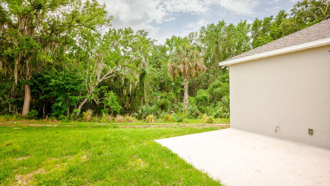 Exterior details and patio area of a home in Heritage Station, Punta Gorda (Image 17).