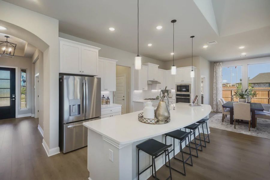 Representative furnished interior of a home built from the Princeton by Chesmar Homes in Heartland 50's and 60's, Heartland (Image 7).