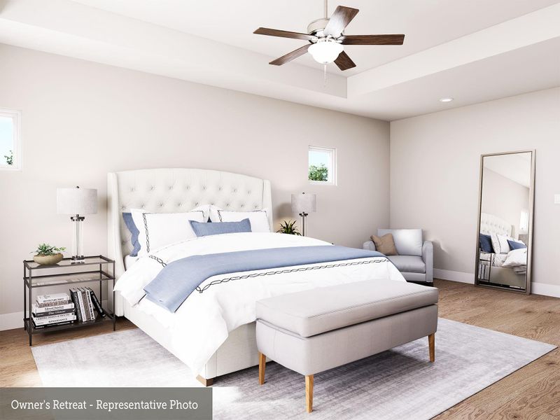 Furnished interior view inside a new home in Easthaven at Bridgeland Central - Vision Collection, Cypress (Image 8). Furnished interior view inside a new home in Easthaven at Bridgeland Central - Vision Collection, Cypress (Image 8).