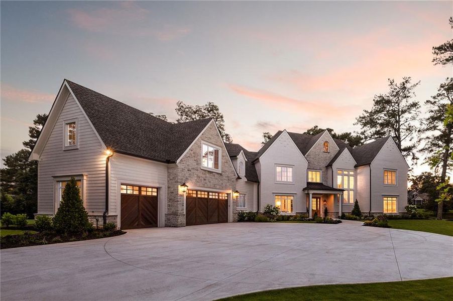 Front exterior of a new home in , Canton, GA, highlighting curb appeal (Image 27).