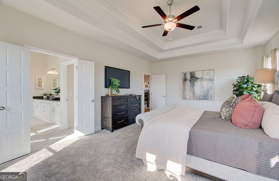 Furnished interior view inside a new home in Summerlin, Winder (Image 52). Furnished interior view inside a new home in Summerlin, Winder (Image 52).