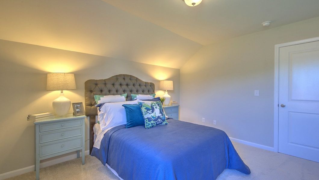 Furnished interior view inside a new home in Reserve at Tap Root Farms, Fletcher (Image 45).