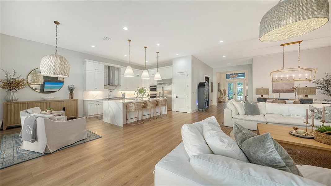 Furnished interior view inside a new home in , Sarasota (Image 10).