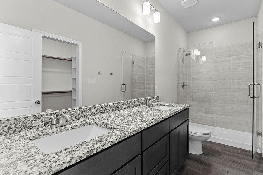 Furnished interior view inside a new home in Trails of Fossil Creek, Fort Worth (Image 6).