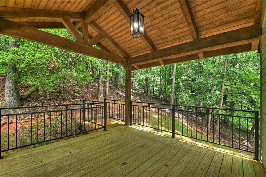 Exterior details and patio area of a home in , Ellijay (Image 23). Exterior details and patio area of a home in , Ellijay (Image 23).