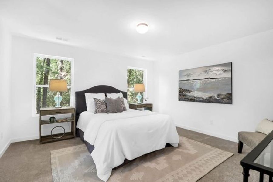 Representative furnished interior of a home built from the Kane by True Homes in Harpers Landing, Walkertown (Image 11).