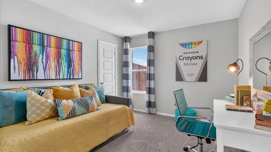 Furnished interior view inside a new home in Townes Landing, Fort Worth (Image 41).