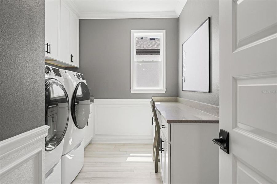 Furnished interior view inside a new home in Whispering Oaks Preserve, Wesley Chapel (Image 9).