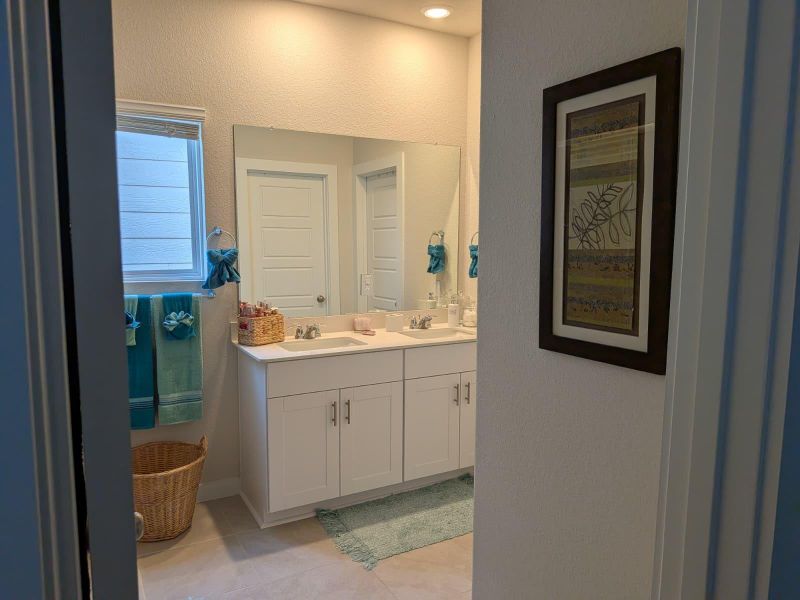 Furnished interior view inside a new home in McClendon Park Village, Houston (Image 25).