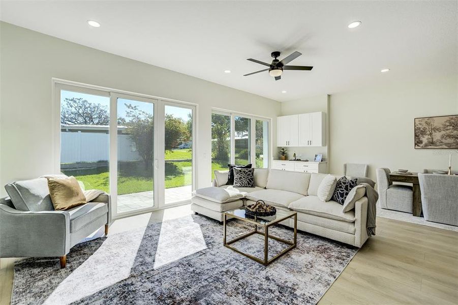 Furnished interior view inside a new home in , Largo (Image 34).
