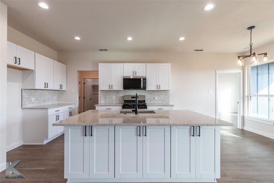 Furnished interior view inside a new home in , Abilene (Image 7). Furnished interior view inside a new home in , Abilene (Image 7).