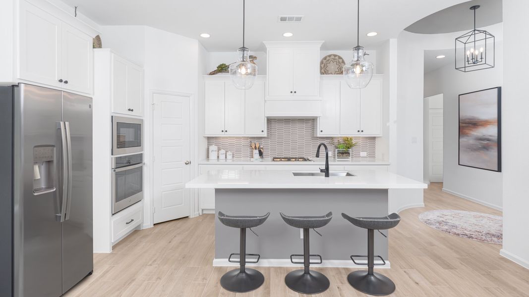 Furnished interior view inside a new home in Brookewater, Rosenberg (Image 29).