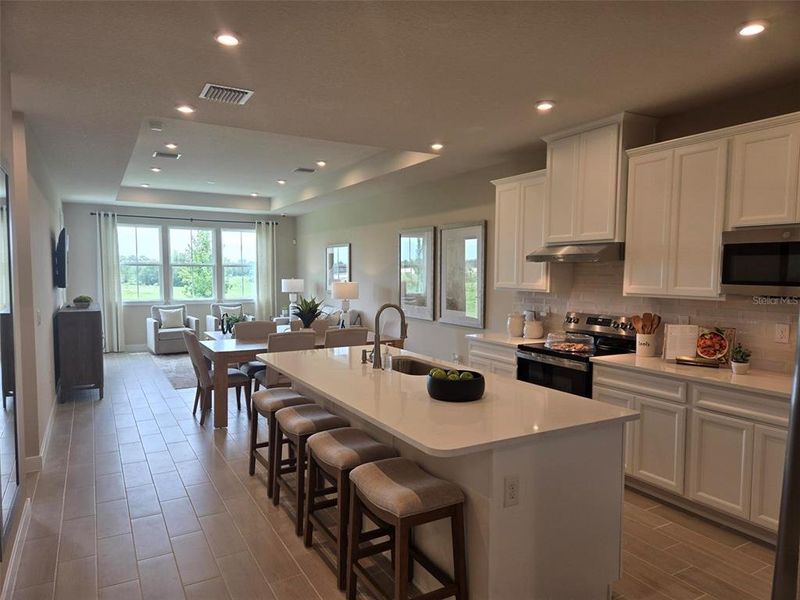 Furnished interior view inside a new home in Northridge Villas, Spring Hill (Image 8).