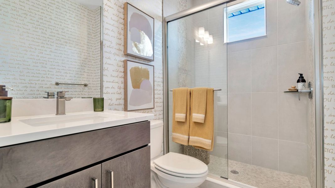 Representative furnished interior of a home built from the Grand Osprey by DRB Homes in Eagles Cove at Mirada, San Antonio (Image 18). Representative furnished interior of a home built from the Grand Osprey by DRB Homes in Eagles Cove at Mirada, San Antonio (Image 18).