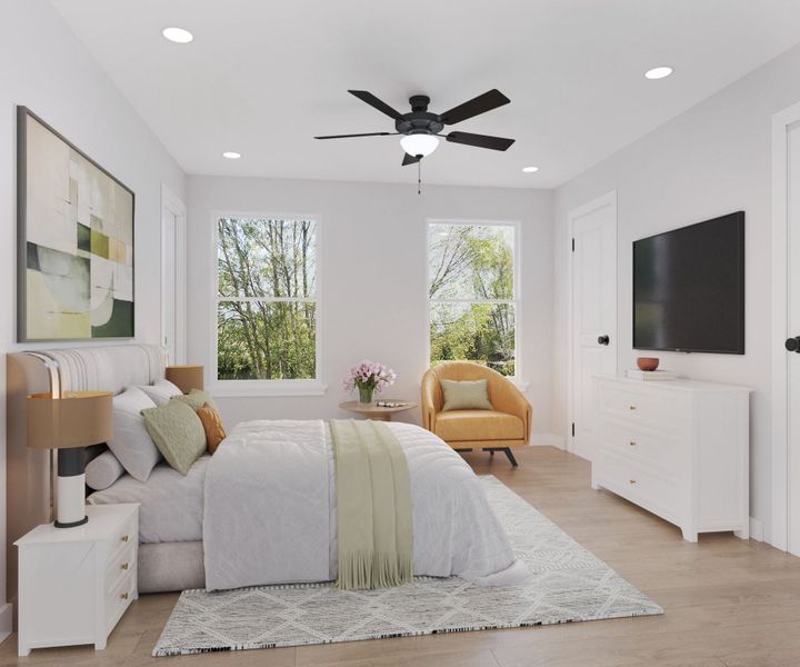 Representative furnished interior of a home built from the Banyan by Red Cedar Homes in Sadler Village, Charlotte (Image 9). Representative furnished interior of a home built from the Banyan by Red Cedar Homes in Sadler Village, Charlotte (Image 9).