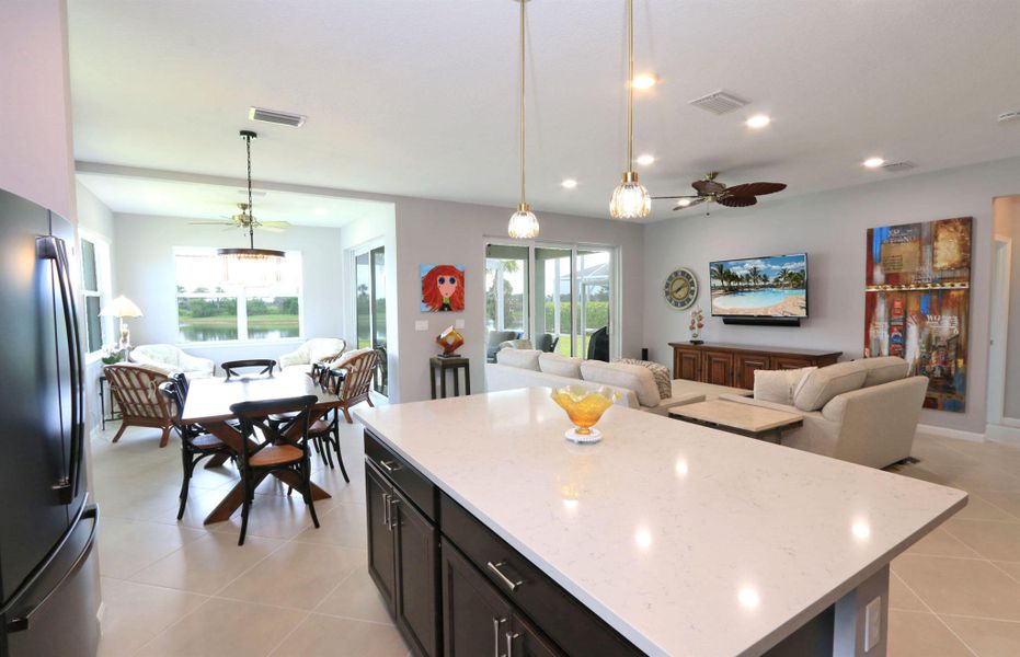 Furnished interior view inside a new home in , Port St. Lucie (Image 17).