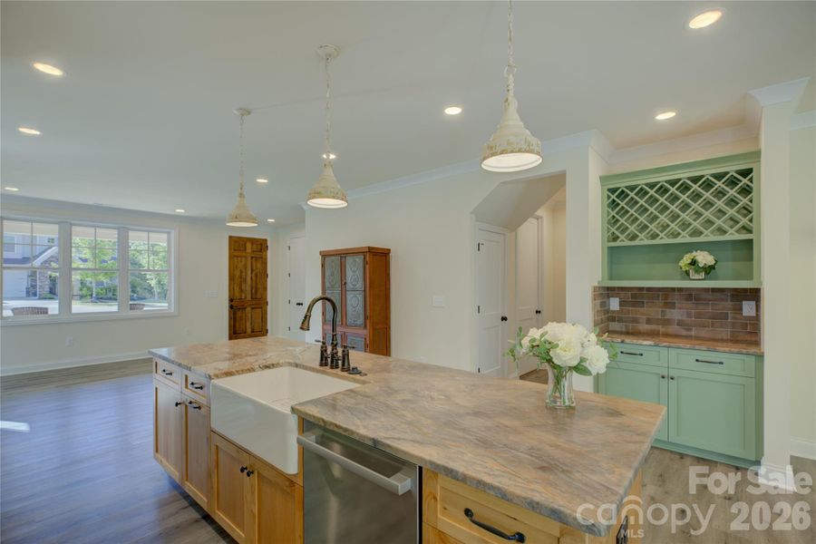 Furnished interior view inside a new home in , Charlotte (Image 3).