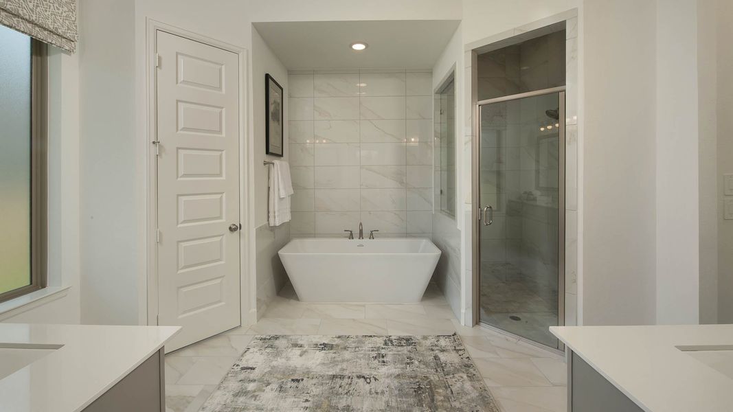 Furnished interior view inside a new home in Audubon Park 60', Magnolia (Image 8).