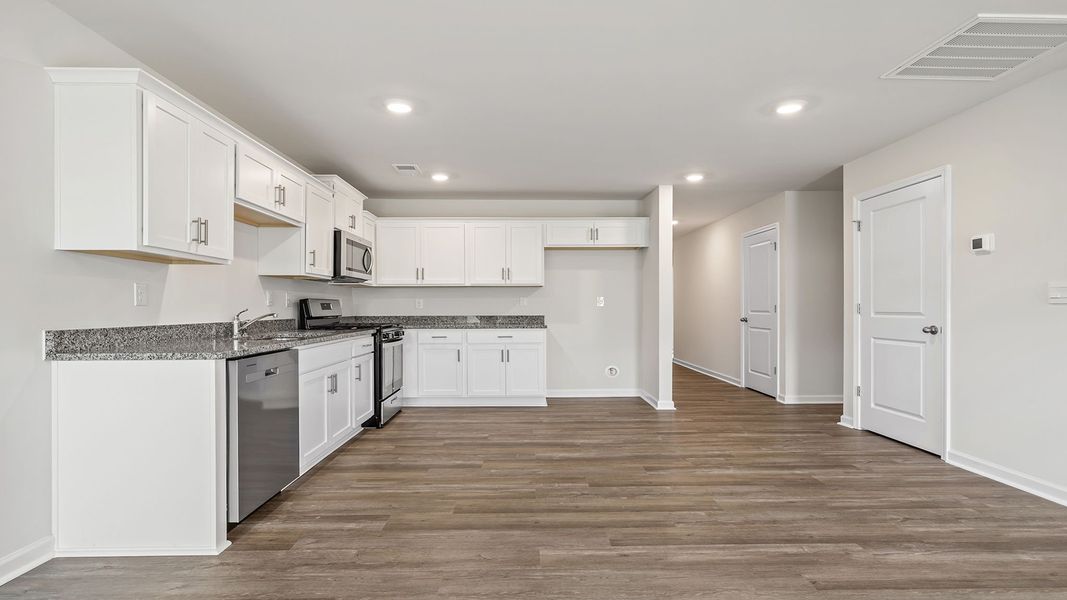 Furnished interior view inside a new home in Cloverdale Hills, Piedmont (Image 6).