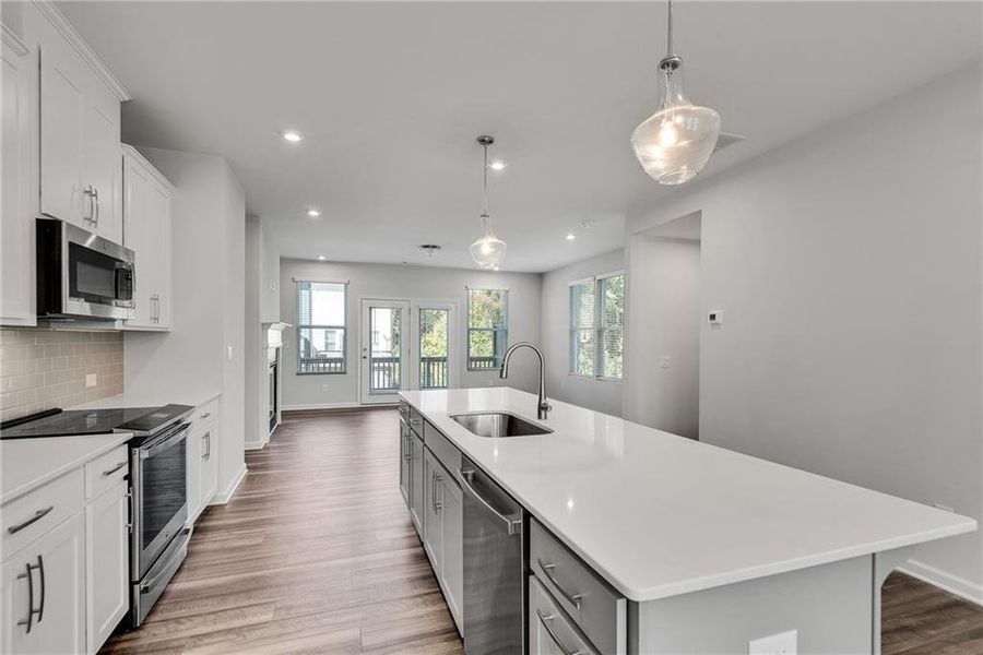 Furnished interior view inside a new home in Waverly at Buice Lake, Acworth (Image 14). Furnished interior view inside a new home in Waverly at Buice Lake, Acworth (Image 14).