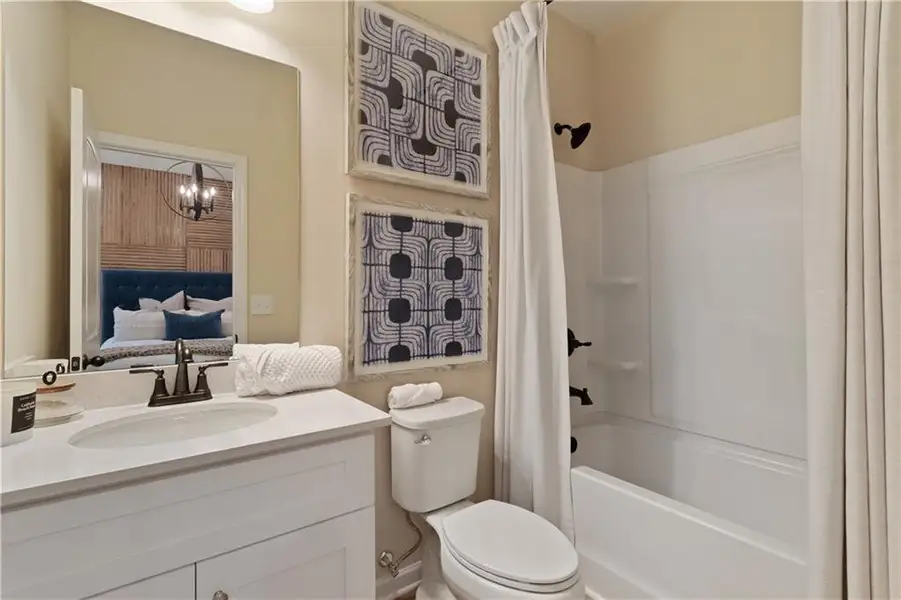 Furnished interior view inside a new home in Abbotts Crossing, Conyers (Image 24).