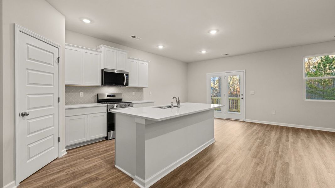 Furnished interior view inside a new home in Brooks Station, Dacula (Image 4).