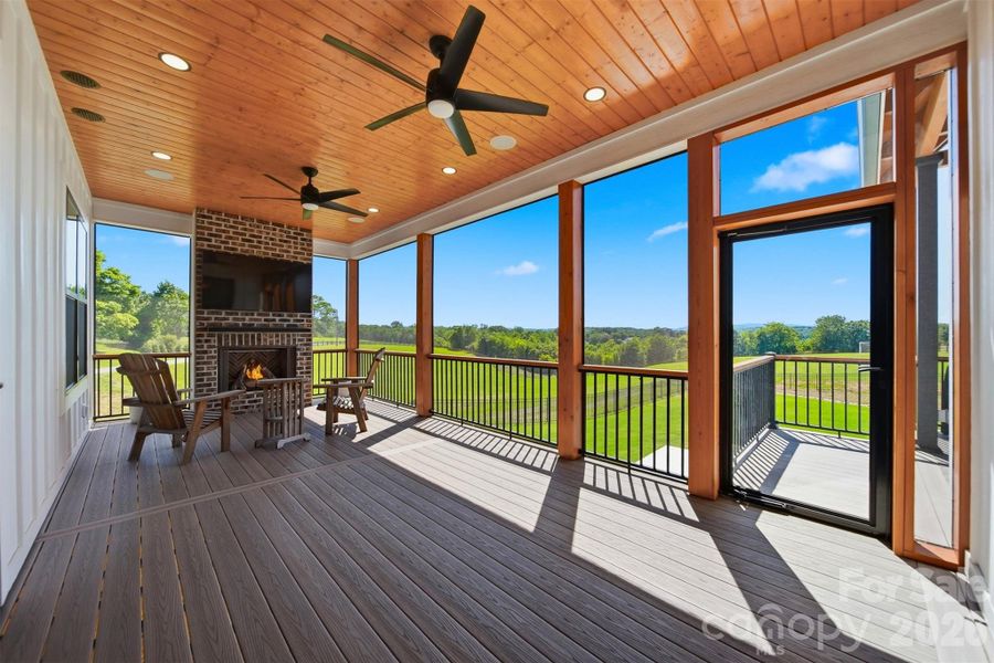 Exterior details and patio area of a home in , Hickory (Image 22).