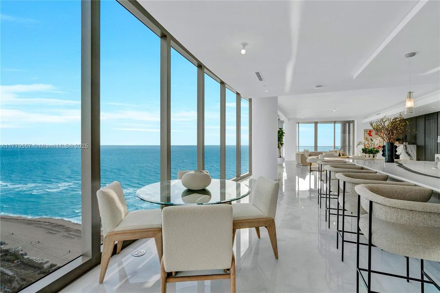Furnished interior view inside a new home in The Estates at Acqualina, Sunny Isles Beach (Image 24). Furnished interior view inside a new home in The Estates at Acqualina, Sunny Isles Beach (Image 24).