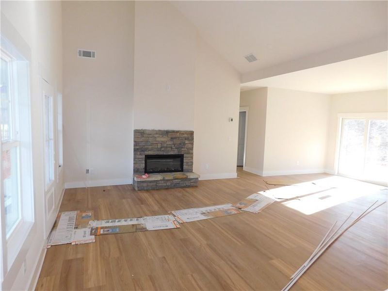 In-progress construction of a new home in , Dahlonega, GA (Image 15).