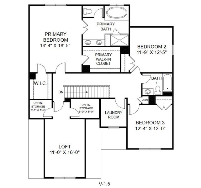 2D floor plan layout for the Fontana by Caruso Homes in Rolling Meadows, Mooresville, NC (Image 4). 2D floor plan layout for the Fontana by Caruso Homes in Rolling Meadows, Mooresville, NC (Image 4).