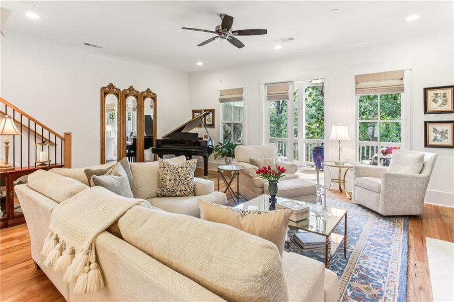 Furnished interior view inside a new home in , Marietta (Image 29).