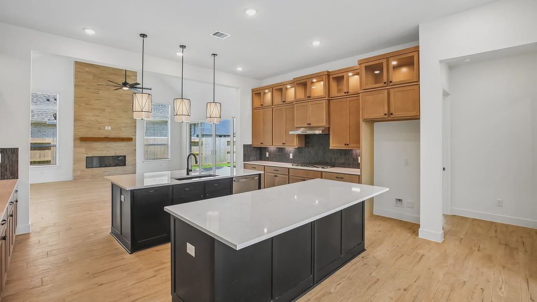 Furnished interior view inside a new home in Riceland 60',65',70', Mont Belvieu (Image 9).