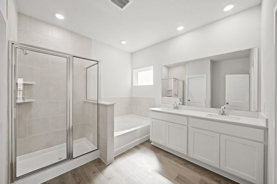 Furnished interior view inside a new home in Paloma at Sanford Farms, Waller (Image 6).