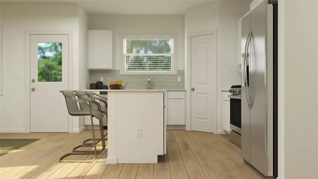 Furnished interior view inside a new home in Lively Ranch: Highlands Collection, Georgetown (Image 5).