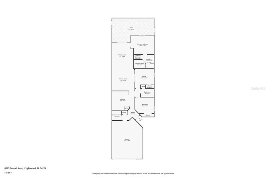 2D floor plan layout of this home in , Englewood, FL (Image 5). 2D floor plan layout of this home in , Englewood, FL (Image 5).