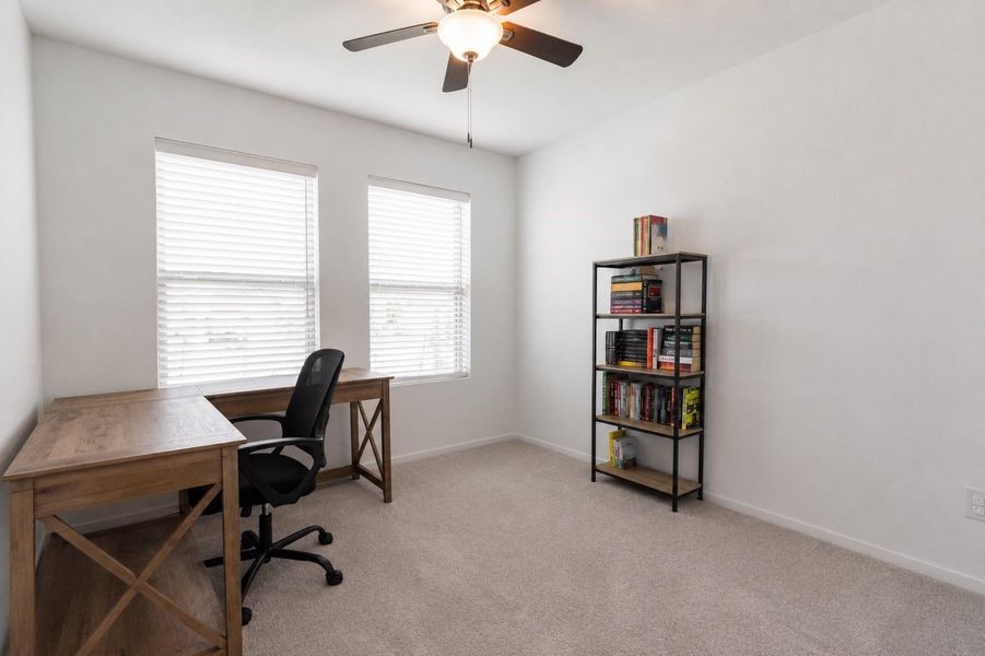Furnished interior view inside a new home in Samara, League City (Image 10).