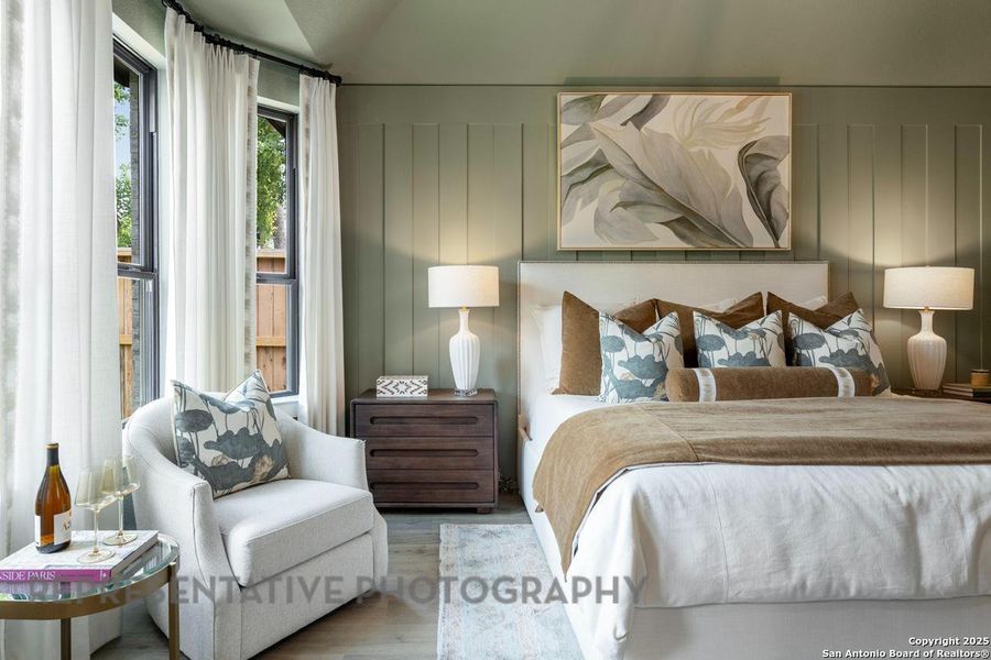 Furnished interior view inside a new home in Davis Ranch: 45ft. lots, San Antonio (Image 25).