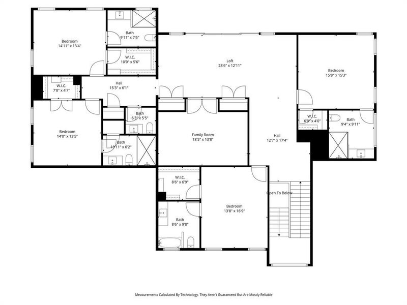 2D floor plan layout of this home in , Dallas, TX (Image 5).