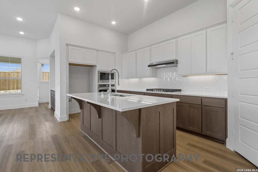Furnished interior view inside a new home in Prominence, San Antonio (Image 6).
