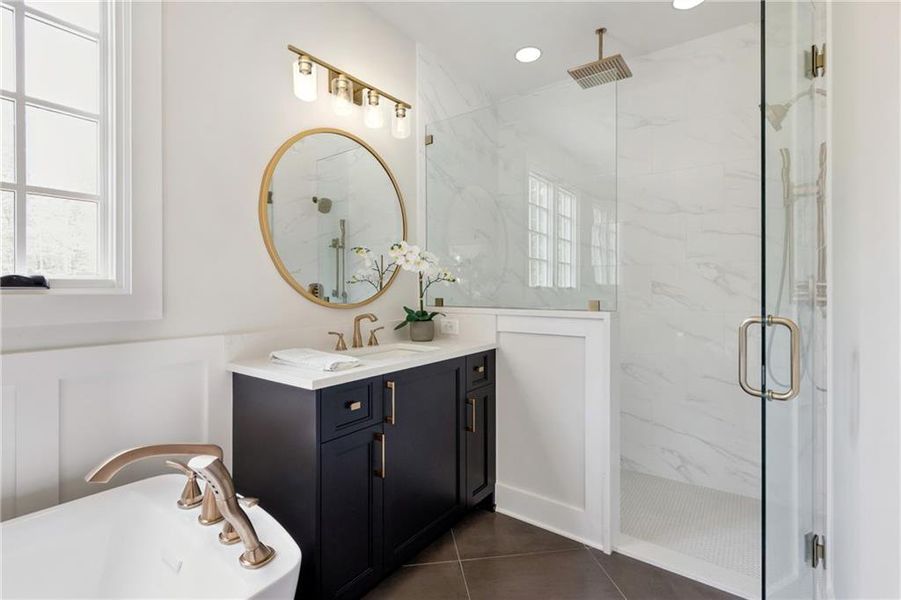 Furnished interior view inside a new home in , Acworth (Image 12). Furnished interior view inside a new home in , Acworth (Image 12).