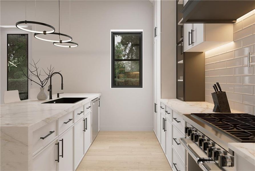 Furnished interior view inside a new home in , Sugar Hill (Image 16).