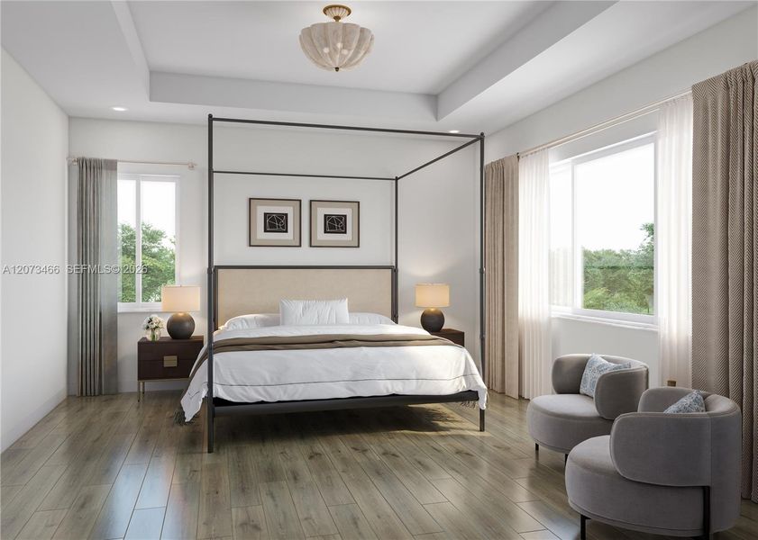 Furnished interior view inside a new home in Parkland Royale, Parkland (Image 9).