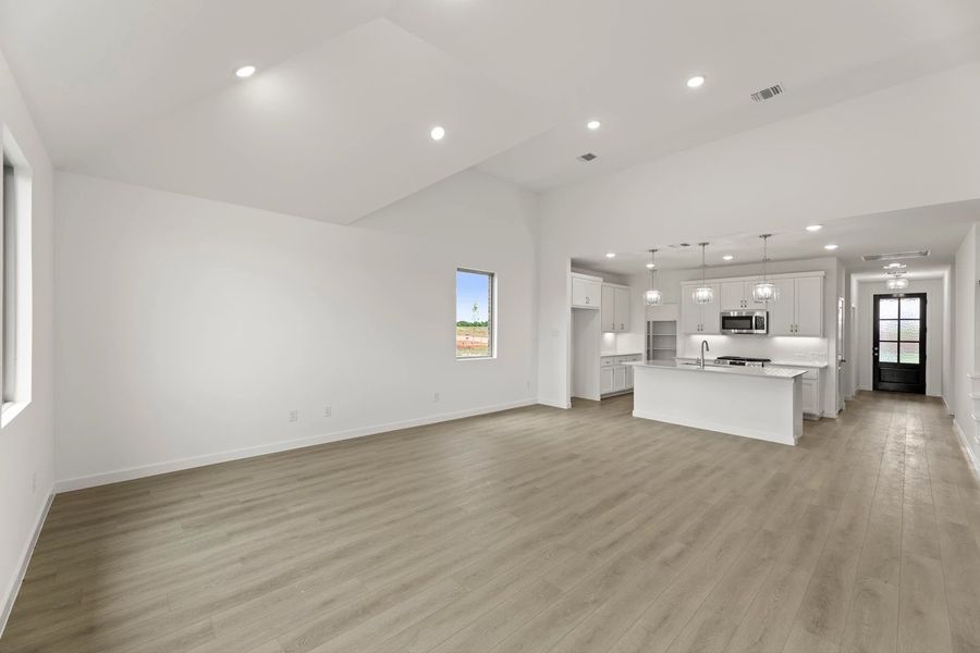 Open Kitchen-Living-Dining Room Representative Photo