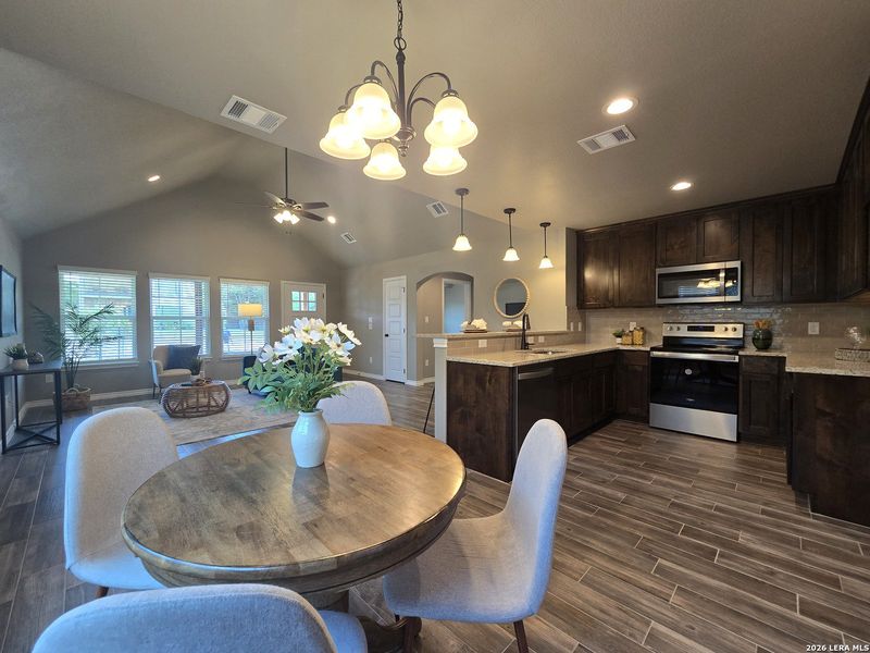 Furnished interior view inside a new home in , Canyon Lake (Image 10).
