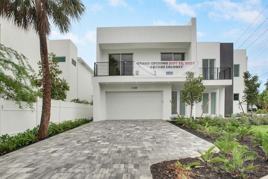 Front exterior of a new home in , Fort Lauderdale, FL, highlighting curb appeal (Image 1).