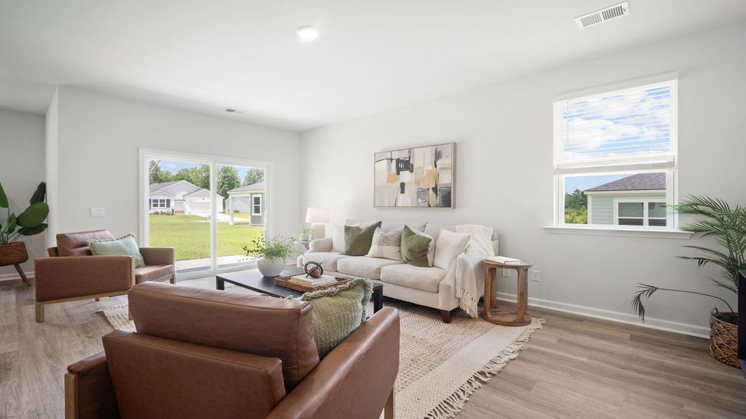 Furnished interior view inside a new home in Fernhill Farms, Statesboro (Image 7).